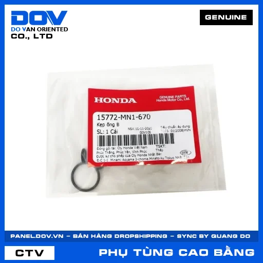 KẸP ỐNG B CB150R, CB300R, CBR150R, WINNER 150 — 15772MN1670