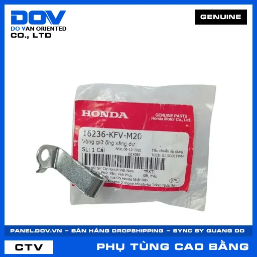 VÒNG GIỮ ỐNG XĂNG DƯ WAVE 100, WAVE ALPHA — 16236KFVM20
