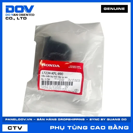 Nắp chắn bụi trái hộp lọc khí (lọc gió) — 17234KFL890