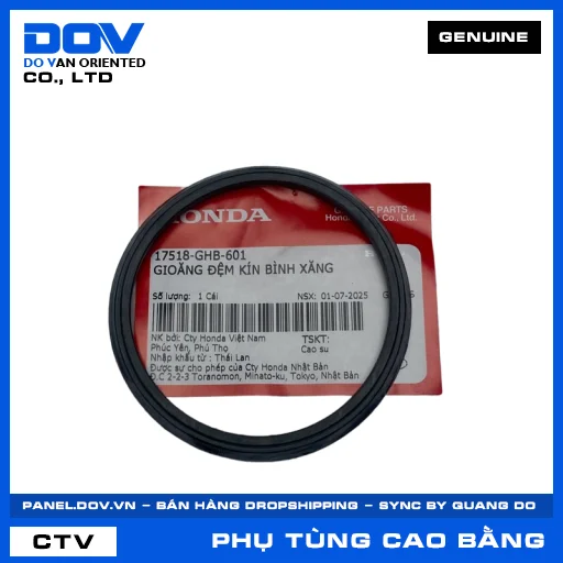 GIOĂNG ĐỆM KÍN BÌNH XĂNG ADV350, MSX 125, SUPER CUB C125 — 17518GHB601