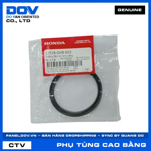 GIOĂNG ĐỆM KÍN BÌNH XĂNG AIR BLADE 125/150, AIR BLADE 125/160, FUTURE 125, LEAD 125 — 17518GHB603