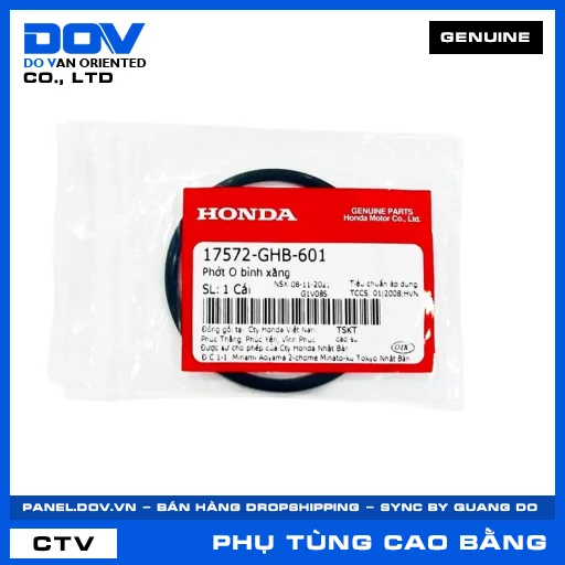 PHỚT O BÌNH XĂNG LEAD 125, VISION 110 — 17572GHB610