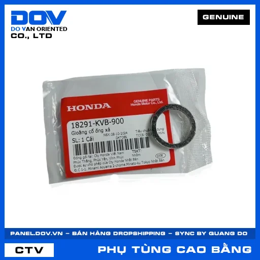 GIOĂNG CỔ ỐNG XẢ (pô) CLICK 110, LEAD 110, PCX, VISION 110 — 18291KVB900