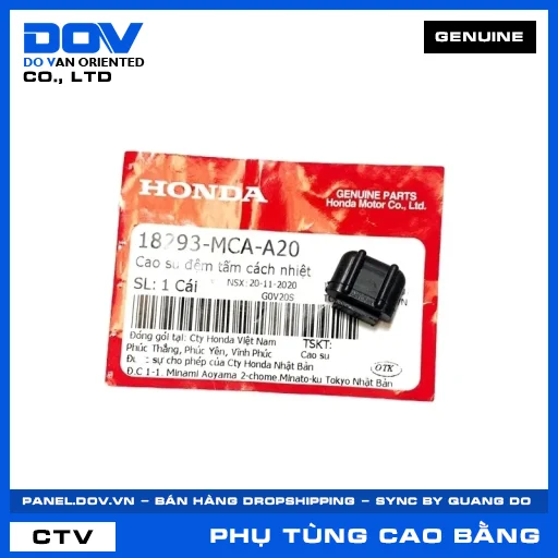 CAO SU ĐỆM TẤM CÁCH NHIỆT ADV350, BLADE 110, CB1000R, CB150R — 18293MCAA20