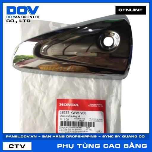 CHẮN NHIỆT A ỐNG XẢ (pô) WAVE RSX 110 — 18355KWWV00