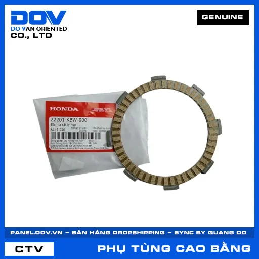 ĐĨA MA SÁT LY HỢP (côn) SUPER DREAM, WAVE 100, WAVE ALPHA — 22201KBW900