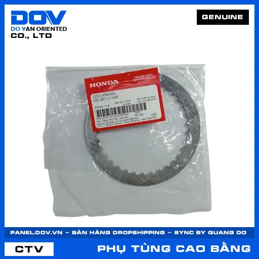 ĐĨA SẮT LY HỢP (côn) CB250 NIGHTHAWK, FUTURE 125, FUTURE NEO, MSX 125 — 22321KE8000