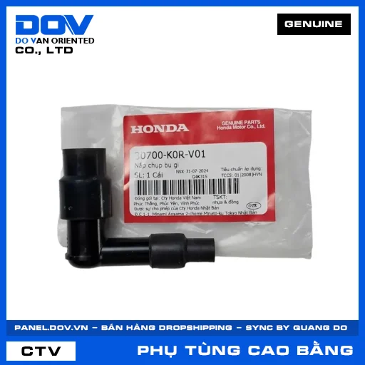 NẮP CHỤP BU GI AIR BLADE 125/160, LEAD 125, PCX 160, SH 125/150 — 30700K0RV01
