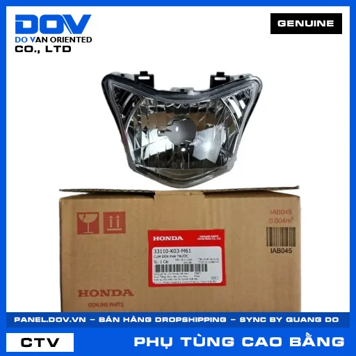 CỤM ĐÈN PHA TRƯỚC WAVE RSX 110 — 33110K03M61