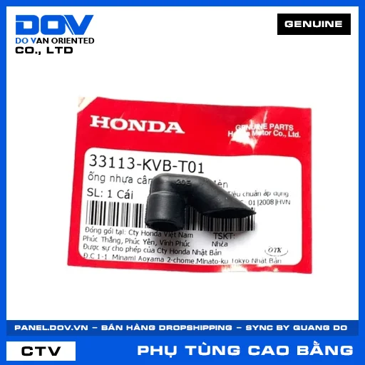 ỐNG NHỰA CÂN BẰNG NHIỆT ĐÈN AIR BLADE 110, AIR BLADE 125, FUTURE 125, PCX — 33113KVBT01