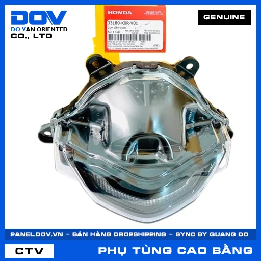 CỤM ĐÈN TRƯỚC SH 125/150, SH 125/160, SH 350 — 33180K0RV01