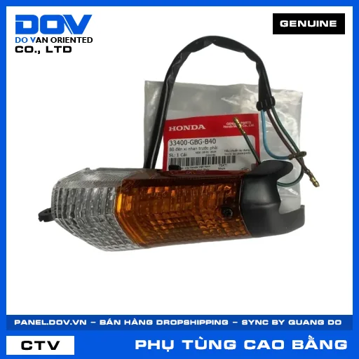 BỘ ĐÈN XI NHAN TRƯỚC PHẢI (đèn báo rẽ) — 33400GBGB40