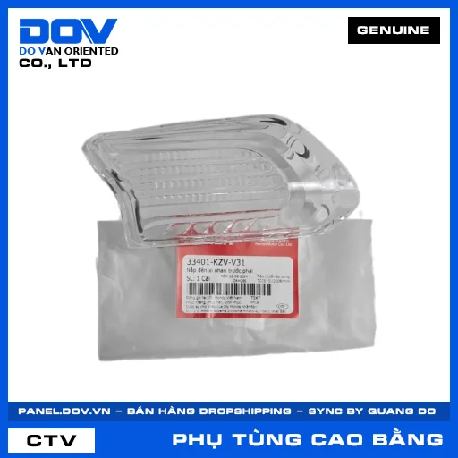 NẮP ĐÈN XI NHAN TRƯỚC PHẢI (đèn báo rẽ) DREAM 110 — 33401KZVV31
