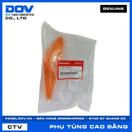 NẮP ĐÈN XI NHAN TRƯỚC PHẢI (đèn báo rẽ) CLICK 110 — 33402KVB951