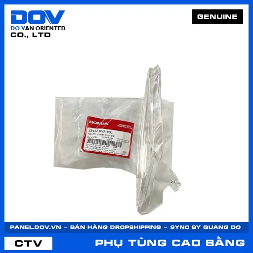 NẮP ĐÈN XI NHAN TRƯỚC TRÁI (đèn báo rẽ) WAVE ALPHA — 33452KVRV91