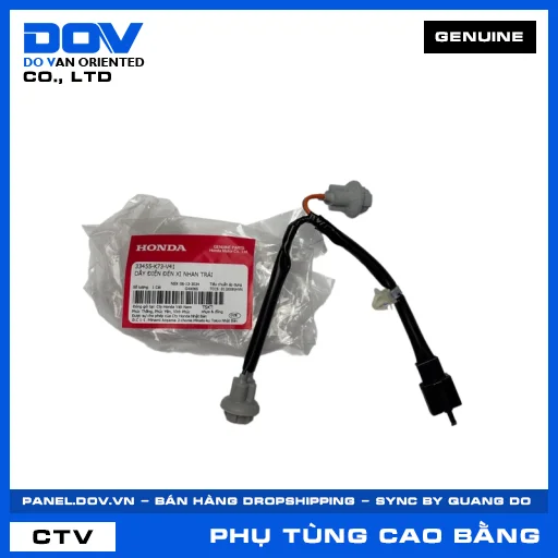 DÂY ĐIỆN ĐÈN XI NHAN TRÁI (đèn báo rẽ) FUTURE 125 — 33455K73V41