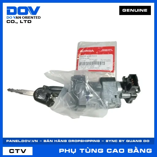 CỤM KHOÁ ĐIỆN WAVE 100, WAVE ALPHA — 35100KTL680