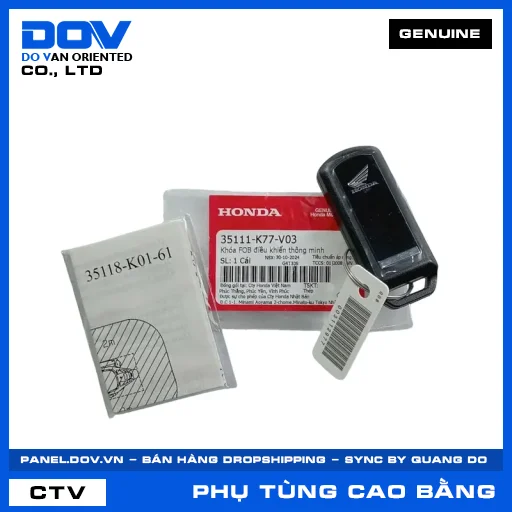 KHÓA FOB ĐIỀU KHIỂN THÔNG MINH — 35111K77V03