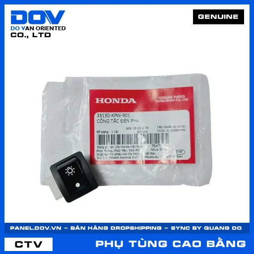 CÔNG TẮC ĐÈN PHA CLICK 110, FUTURE NEO, WAVE 100, WAVE ALPHA — 35150KPW901
