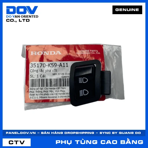 CÔNG TẮC PHA CỐT AIR BLADE 125 — 35170K59A11