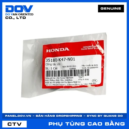 CÔNG TẮC CÒI AIR BLADE 125, AIR BLADE 125/150, AIR BLADE 125/160, SH MODE — 35180K47N01