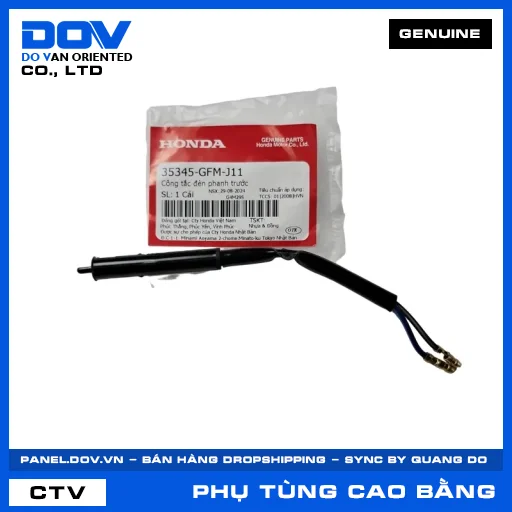 CÔNG TẮC ĐÈN PHANH TRƯỚC (thắng) LEAD 125, SH MODE, VISION 110 — 35345GFMJ11