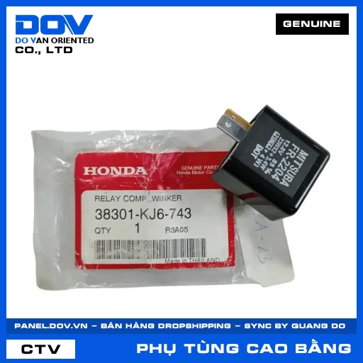 RƠ LE XI NHAN (đèn báo rẽ) CB250 NIGHTHAWK, PCX — 38301KJ6743