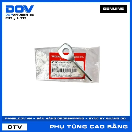 TẤM ĐIỀU CHỈNH XÍCH PHẢI (sên) BLADE 110, WAVE ALPHA 110, WAVE RSX 110 — 40543KWWA00