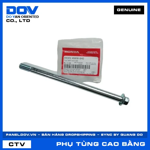 TRỤC BÁNH XE TRƯỚC BLADE 110, FUTURE 125, PCX, PCX 125 — 44301KWW640