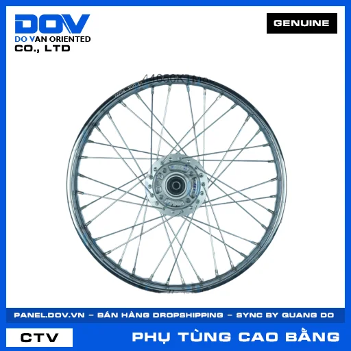 CỤM VÀNH & MOAY Ơ TRƯỚC *NH364 (niềng) FUTURE NEO, WAVE ALPHA — 44650KTM881ZA