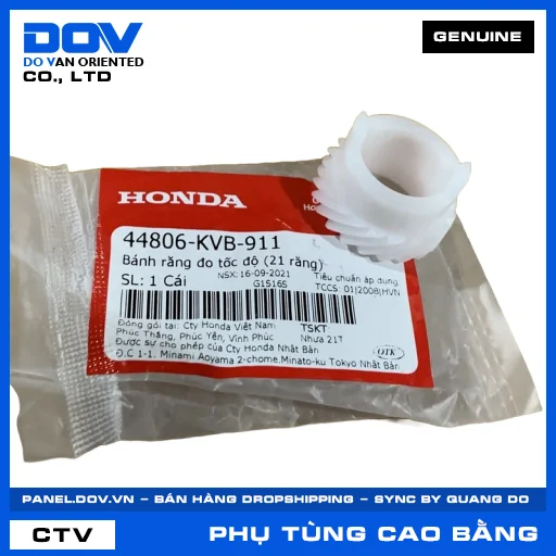 BÁNH RĂNG ĐO TỐC ĐỘ (21 RĂNG) AIR BLADE 110, CLICK 110, LEAD 110, VISION 110 — 44806KVB911