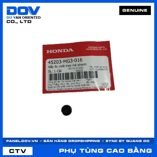 NẮP ỐC CHỐT TREO MÁ PHANH (bố thắng) CB250 NIGHTHAWK, LEAD 110, SH 125/150, SH 125/160 — 45203MG3016