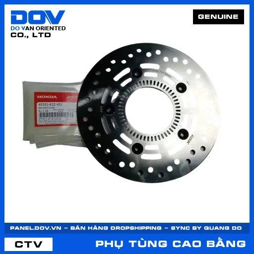 ĐĨA PHANH TRƯỚC (đĩa thắng) AIR BLADE 125/160 — 45351K2ZV01