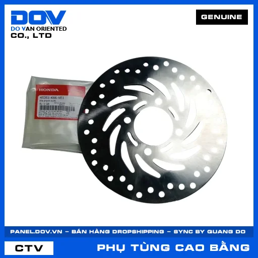 ĐĨA PHANH TRƯỚC (đĩa thắng) VISION 110 — 45351K66VE1