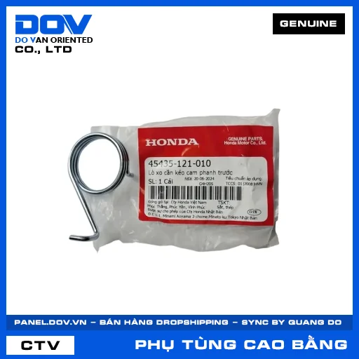 LÒ XO CẦN KÉO CAM PHANH TRƯỚC (thắng) BLADE 110, CLICK 110, DREAM 110, SUPER DREAM — 45435121010