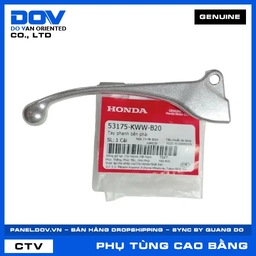 TAY PHANH BÊN PHẢI (tay thắng) WAVE RSX 110 — 53175KWWB20