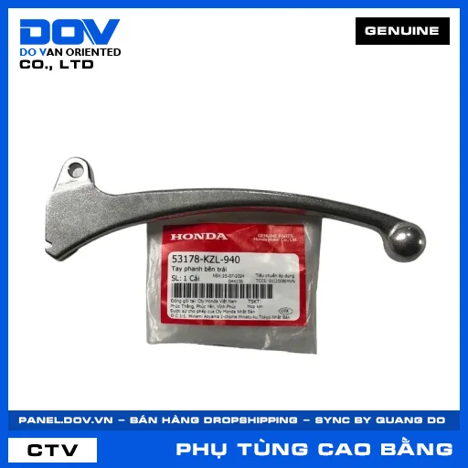 TAY PHANH BÊN TRÁI (tay thắng) LEAD 125, SH MODE, VISION 110 — 53178KZL940