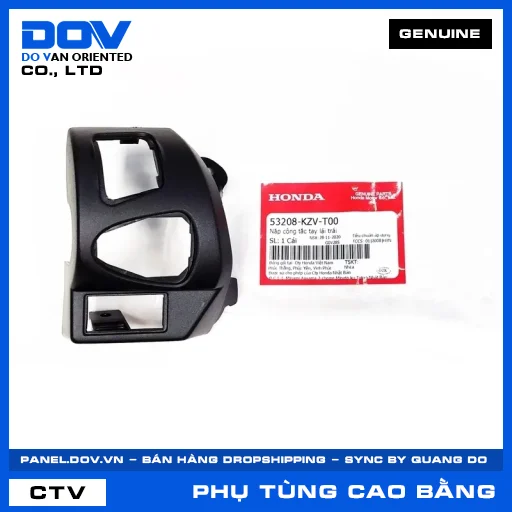 NẮP CÔNG TẮC TAY LÁI TRÁI DREAM 110 — 53208KZVT00