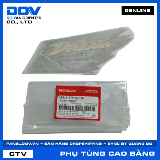 TEM YẾM *R150CU* SUPER DREAM — 64311KFV670ZA