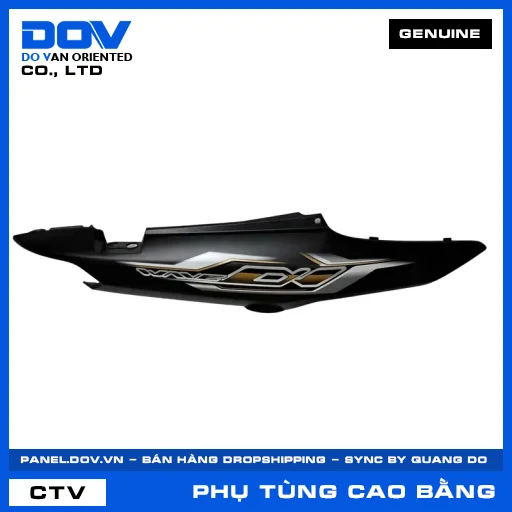 BỘ ỐP SƯỜN PHẢI *NHA76* WAVE, WAVE ALPHA 110 — 64600K89V70ZA