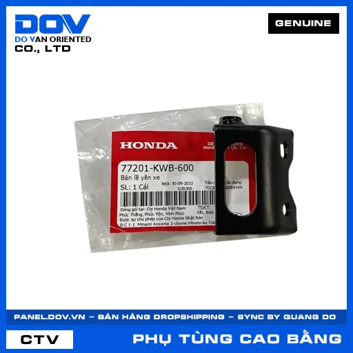 BẢN LỀ YÊN XE BLADE 110, FUTURE 125, WAVE RSX 110 — 77201KWB600