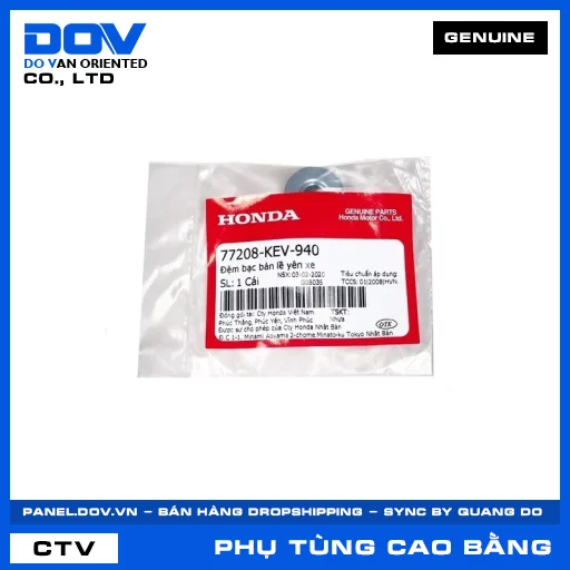 Đệm bạc bản lề yên xe — 77208KEV940