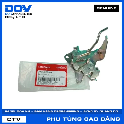CỤM KHÓA YÊN XE WAVE 100 — 77230KTL741