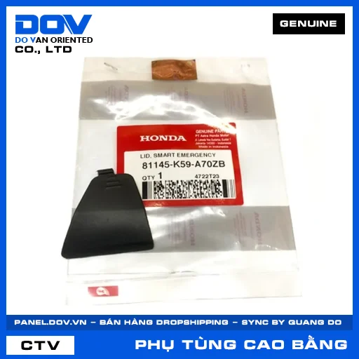 NẮP KHẨN CẤP *TBLACK* — 81145K59A70ZB