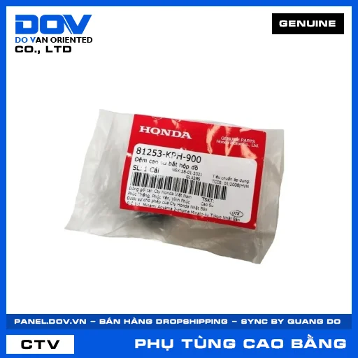 ĐỆM CAO SU BẮT HỘP ĐỒ BLADE 110, FUTURE 125, FUTURE NEO, WAVE 100 — 81253KPH900