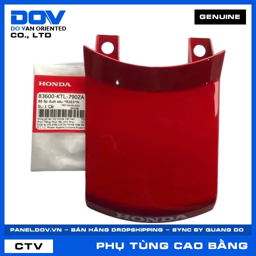 BỘ ỐP ĐUÔI SAU *R263*M WAVE — 83600KTL790ZA
