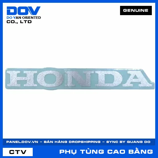 MÁC CHỮ HONDA 75MM *NH411* PCX, PCX 125, PCX 125/150, PCX 160 — 86101K35V00ZA