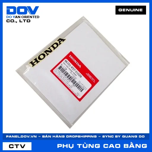 TEM CHỮ HONDA 75MM BLADE 110 — 86101K57V10ZB