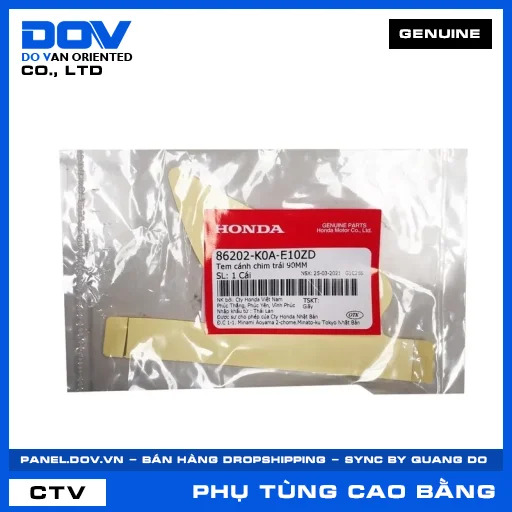 TEM CÁNH CHIM TRÁI 90MM CB300R — 86202K0AE10ZD
