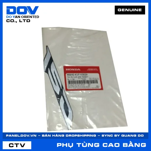 TEM ỐP TRƯỚC PHẢI *NHB25* — 86640K1FV30ZA